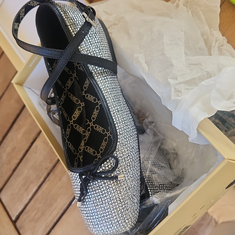 Michael Kors Black Collette Flex Ballet Flats